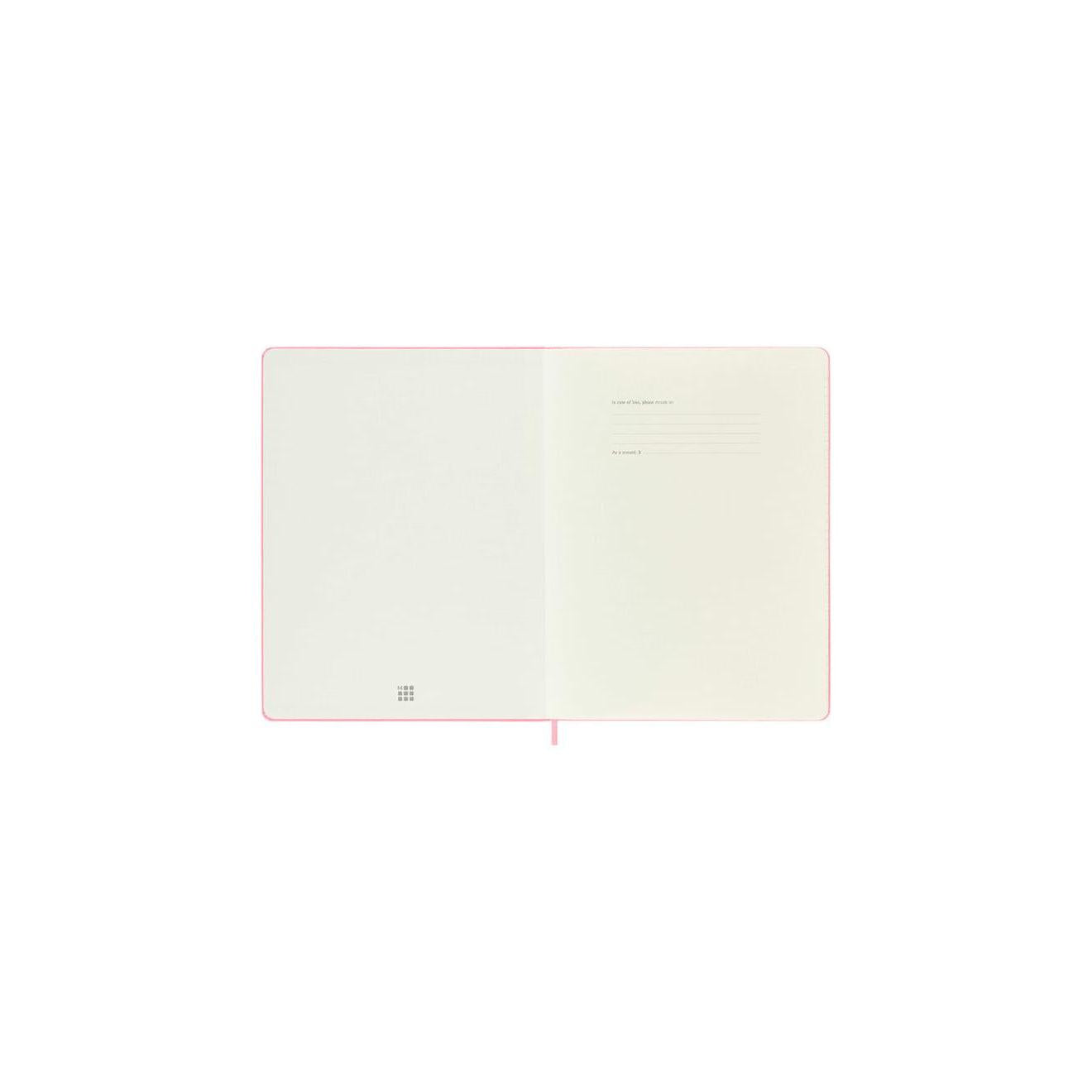 Cuaderno a rayas - Xl - Rosa pálido