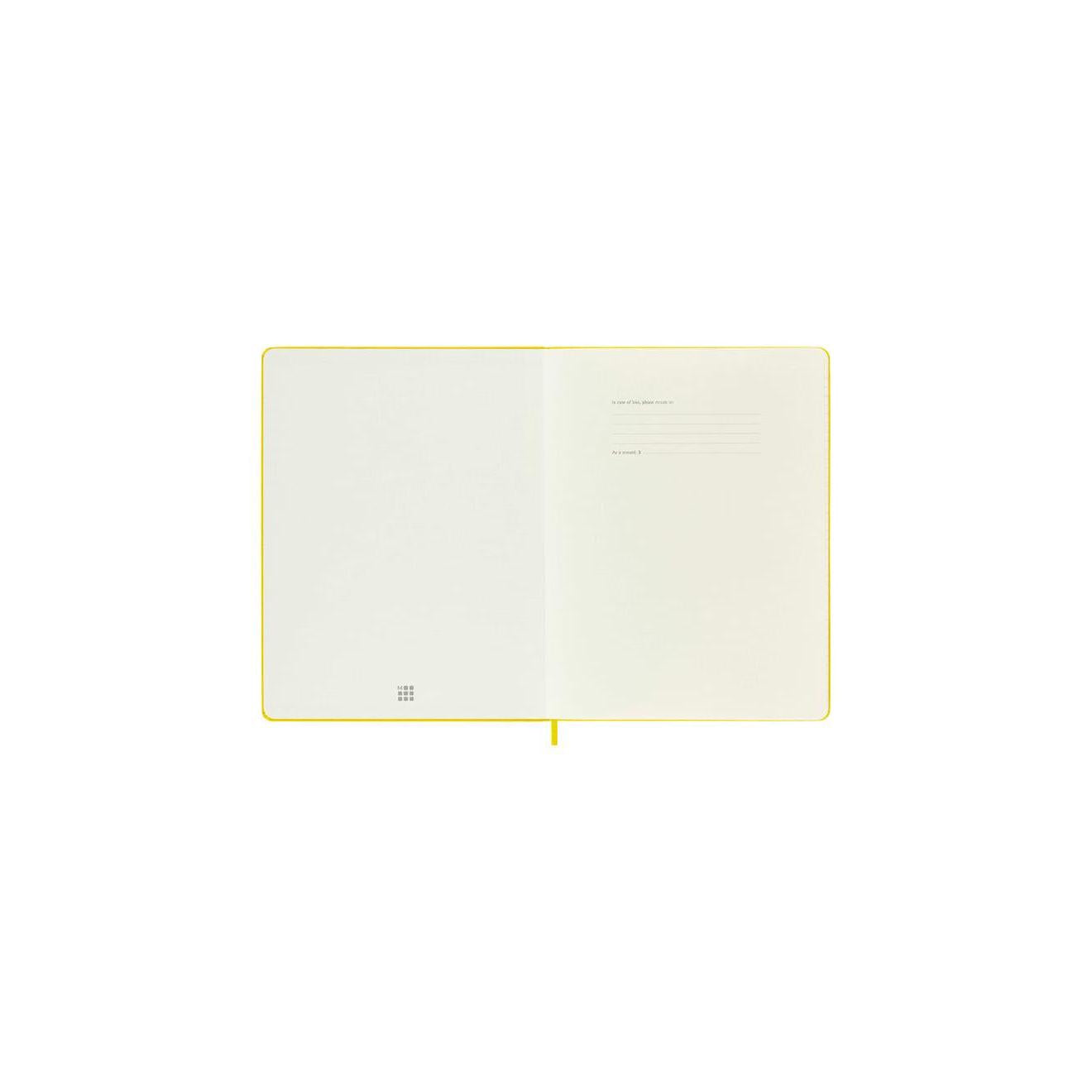 Cuaderno a rayas - Xl - Amarillo diente de león