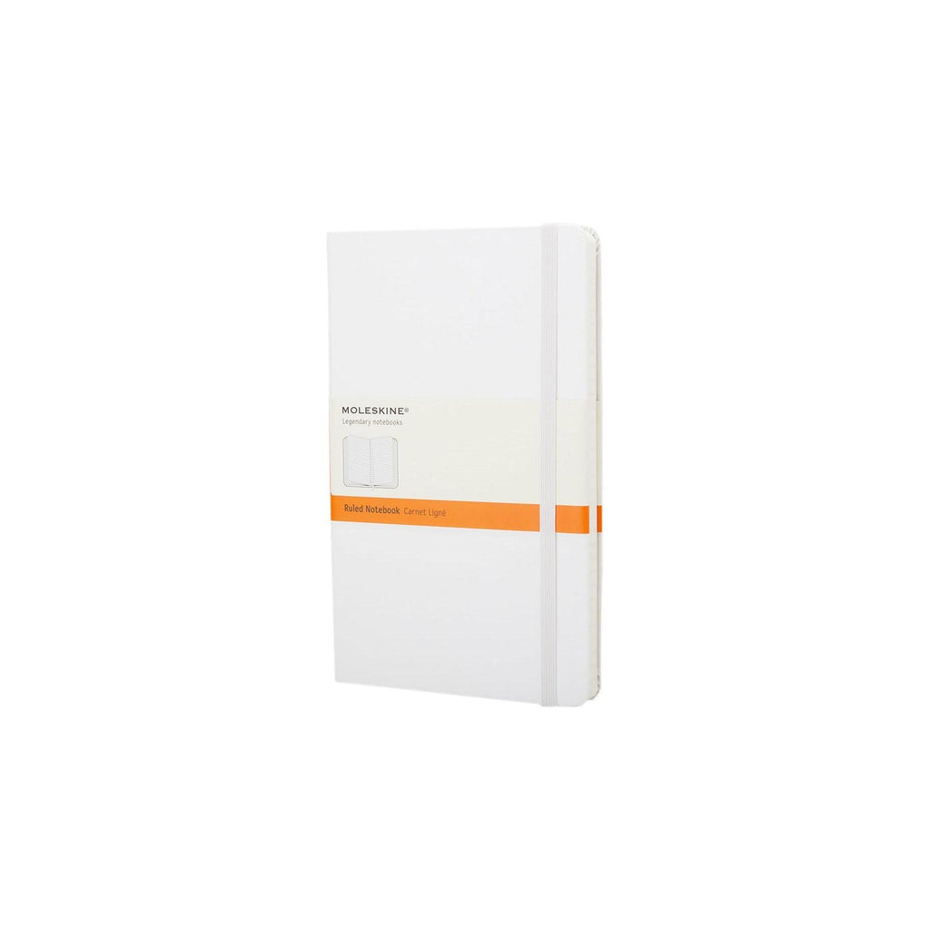 Ruled Notebook - Pocket - White