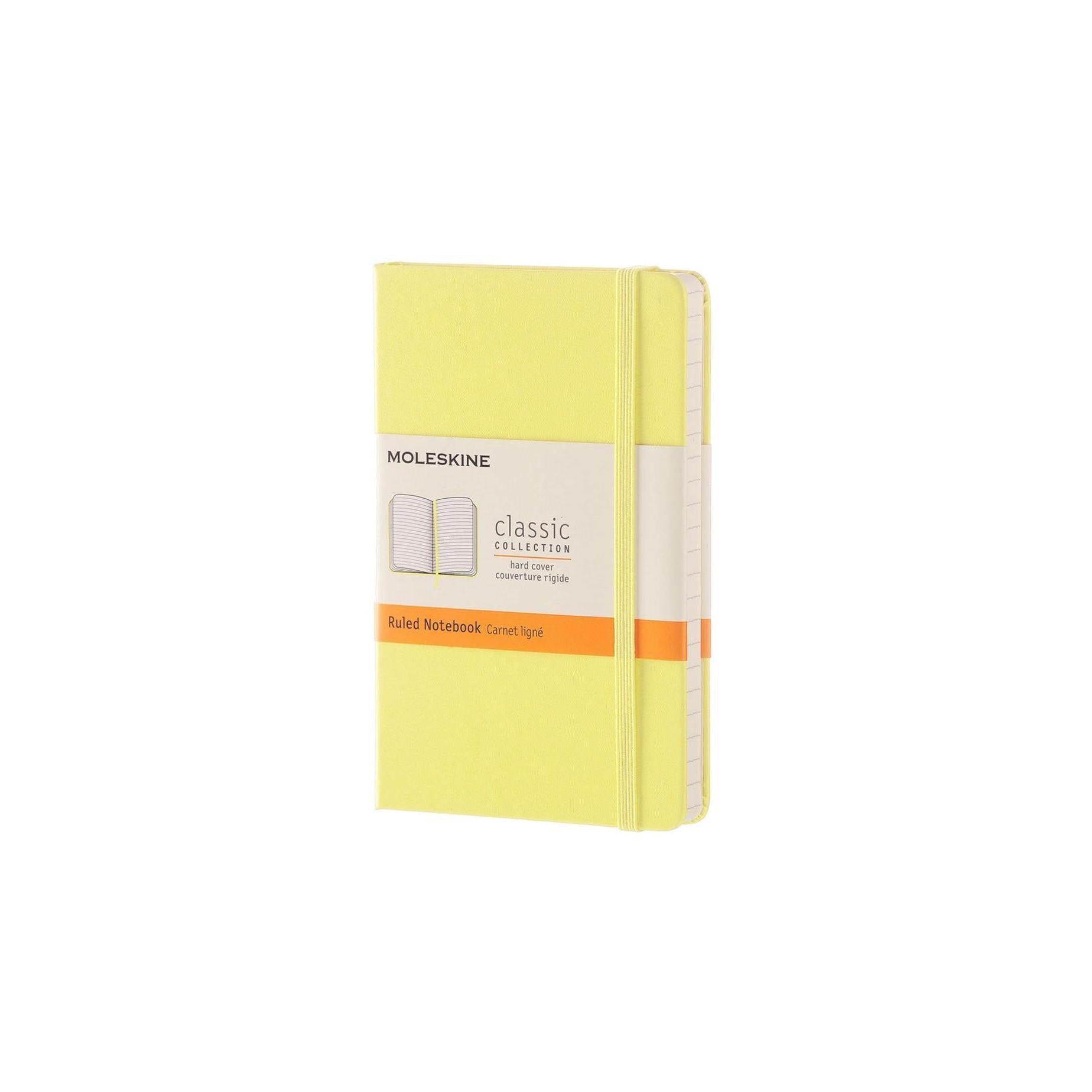 Cuaderno a rayas - Bolsillo - Amarillo limón