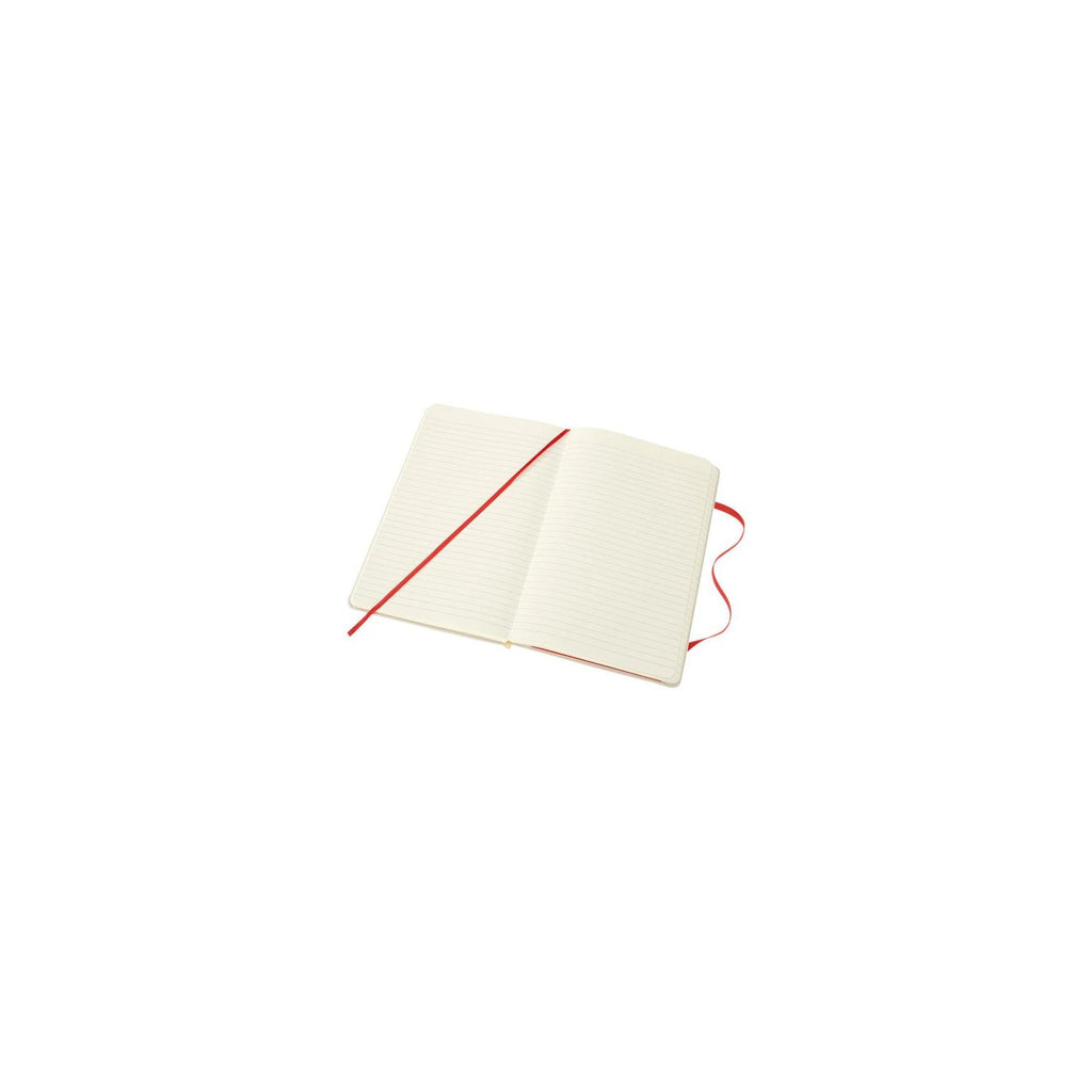 Cuaderno a rayas Mago de Oz - Grande - Edición limitada - Blanco y rojo