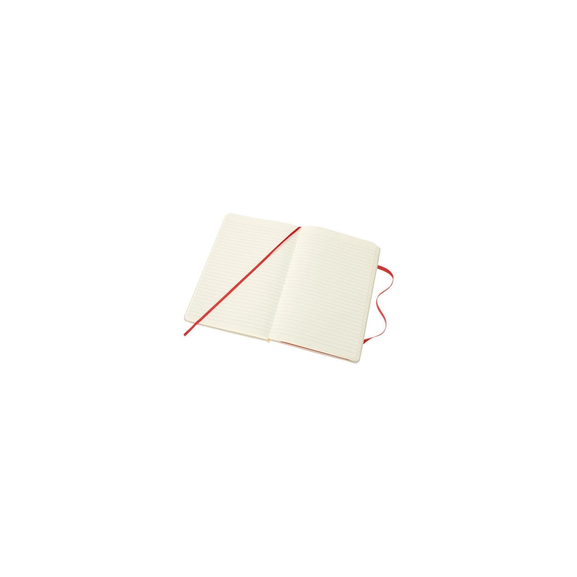 Cuaderno a rayas Mago de Oz - Grande - Edición limitada - Blanco y rojo