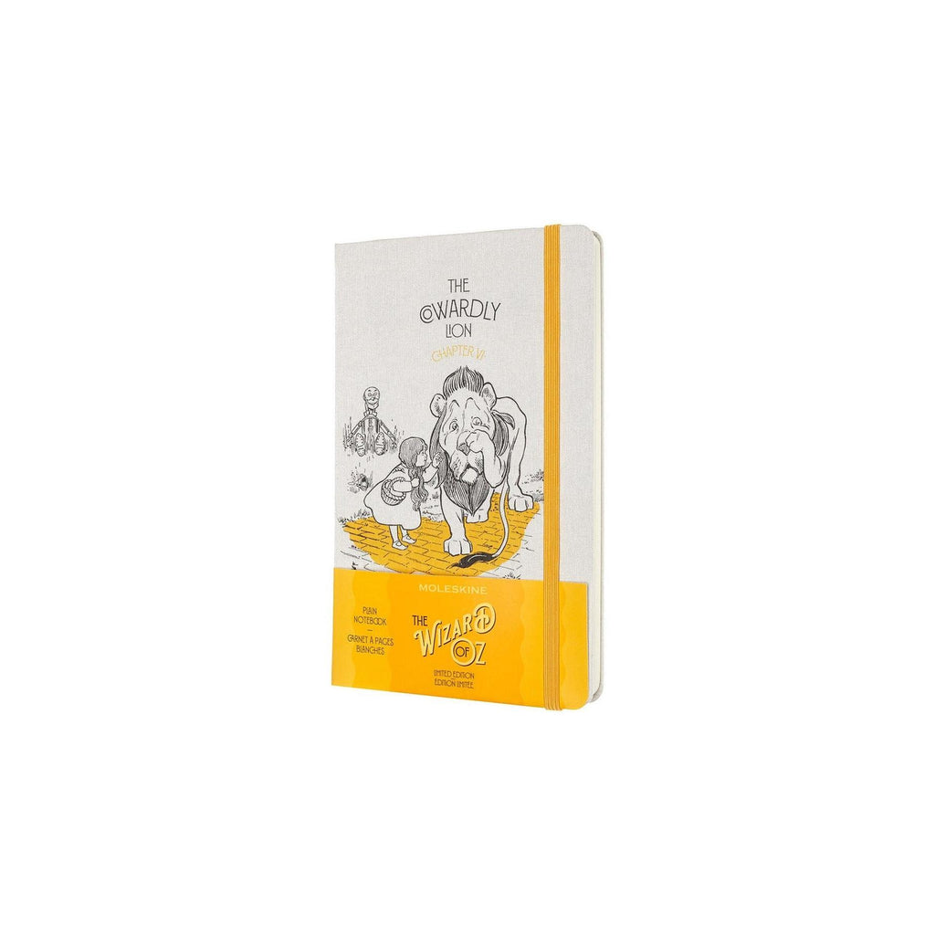 Ruled Notebook Wizard of Oz - Large - Limited Edition - White and Yellow
