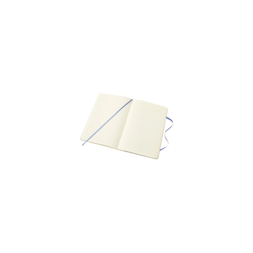 Cuaderno a rayas Mago de Oz - Grande - Edición limitada - Blanco y azul