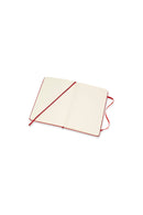 Moleskine - Cuaderno de páginas en blanco - Tapa dura - Mediano - Rojo