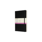 Carnet Classique Large 13X21 - Mixte (Lignées-Blanches) - Noir