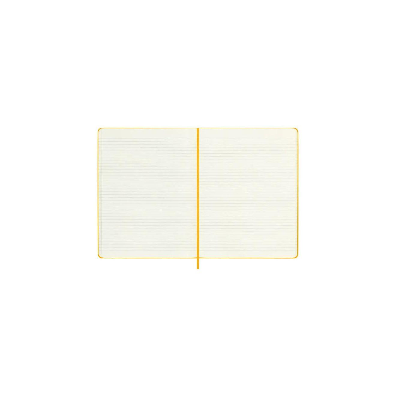Classic XL Notebook 19x25 - Ruled Pages - Orange-Yellow
