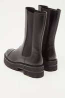 Stuart Weitzman - Bottines Chelsea En Cuir Presley - Noir