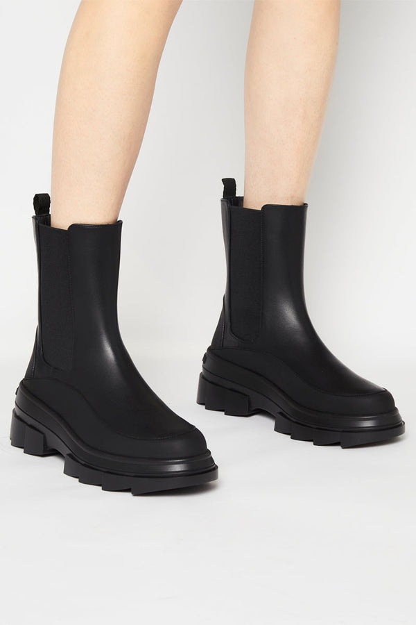 Stuart Weitzman - Bottines Chelsea En Cuir Noho - Noir