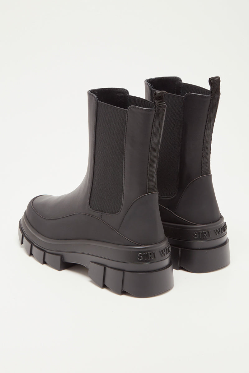 Stuart Weitzman - Bottines Chelsea En Cuir Noho - Noir
