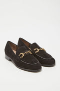 Stuart Weitzman - Mocasines En Nubuck Owen - Negro