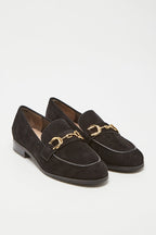 Stuart Weitzman - Mocasines En Nubuck Owen - Negro