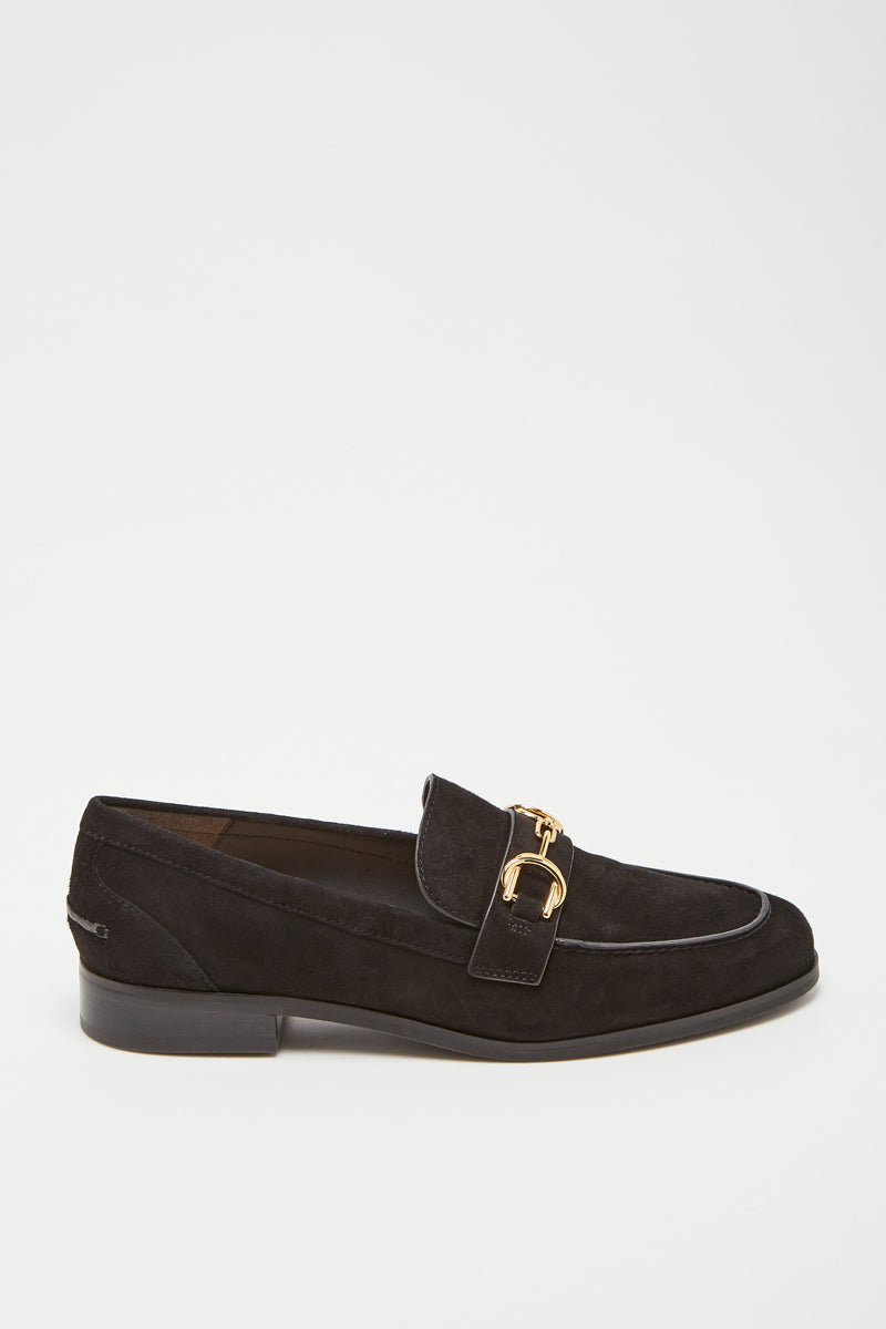 Stuart Weitzman - Mocassins En Nubuck Owen - Noir