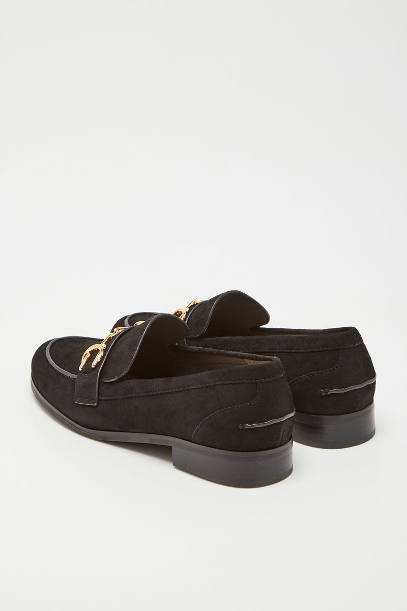 Stuart Weitzman - Mocasines En Nubuck Owen - Negro