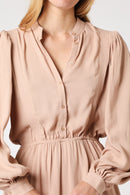 Nude Shirt Dress