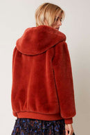 Terracotta Hooded Jacket