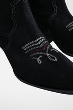 Berenice - Nubuck Ankle Boots Black