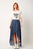 Jupe Longue Asymetrique Imprimé - Calgari