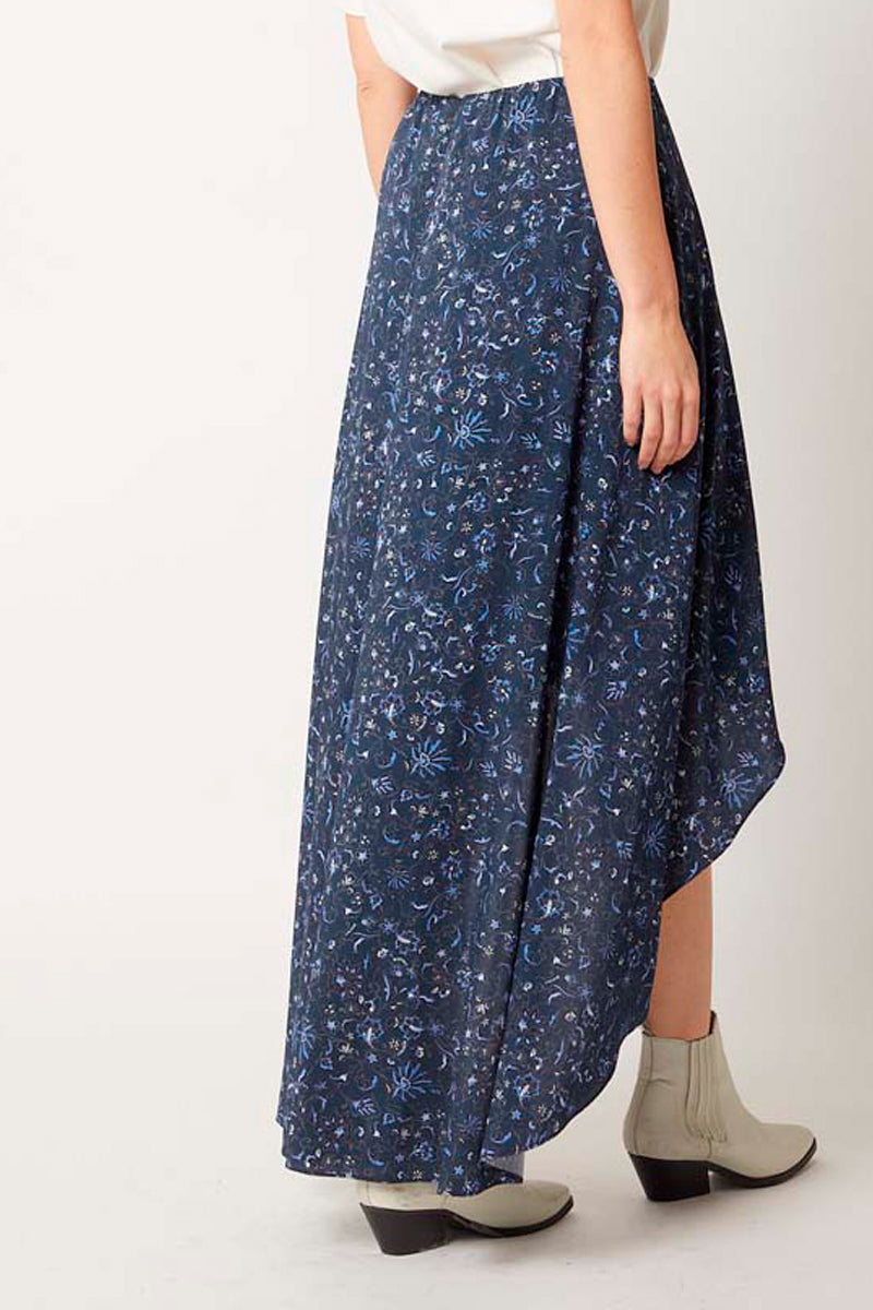 Jupe Longue Asymetrique Imprimé - Calgari