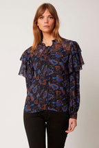 Berenice - V-Neck Blouse - Phoenix