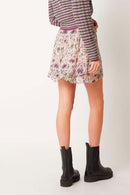 Jupe Courte Volants Imprimé - Belovo