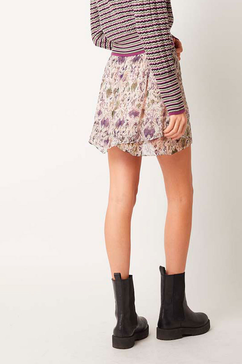 Jupe Courte Volants Imprimé - Belovo