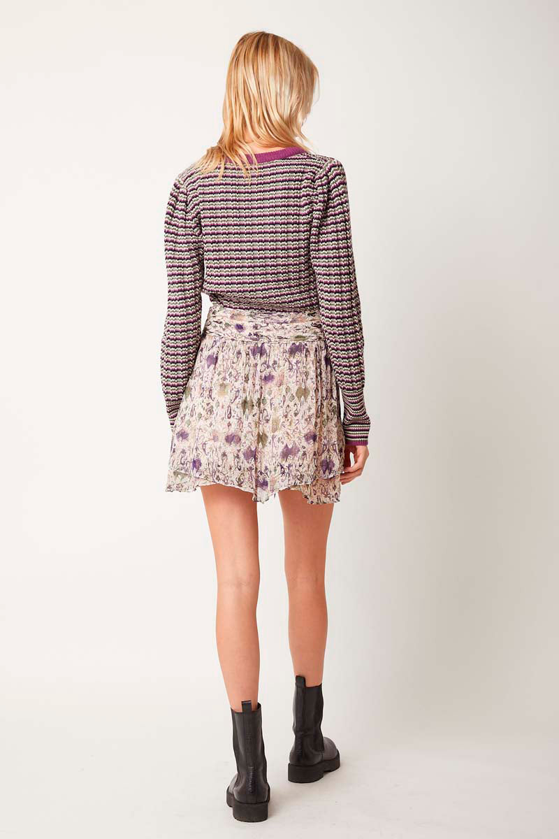 Jupe Courte Volants Imprimé - Belovo