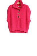 Fuchsia Sleeveless Sweater