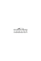 Ring adorned with Swarovski Millenia White crystals