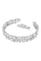 Swarovski - Tennis Deluxe Zirconia-Set Bracelet - Silver and White