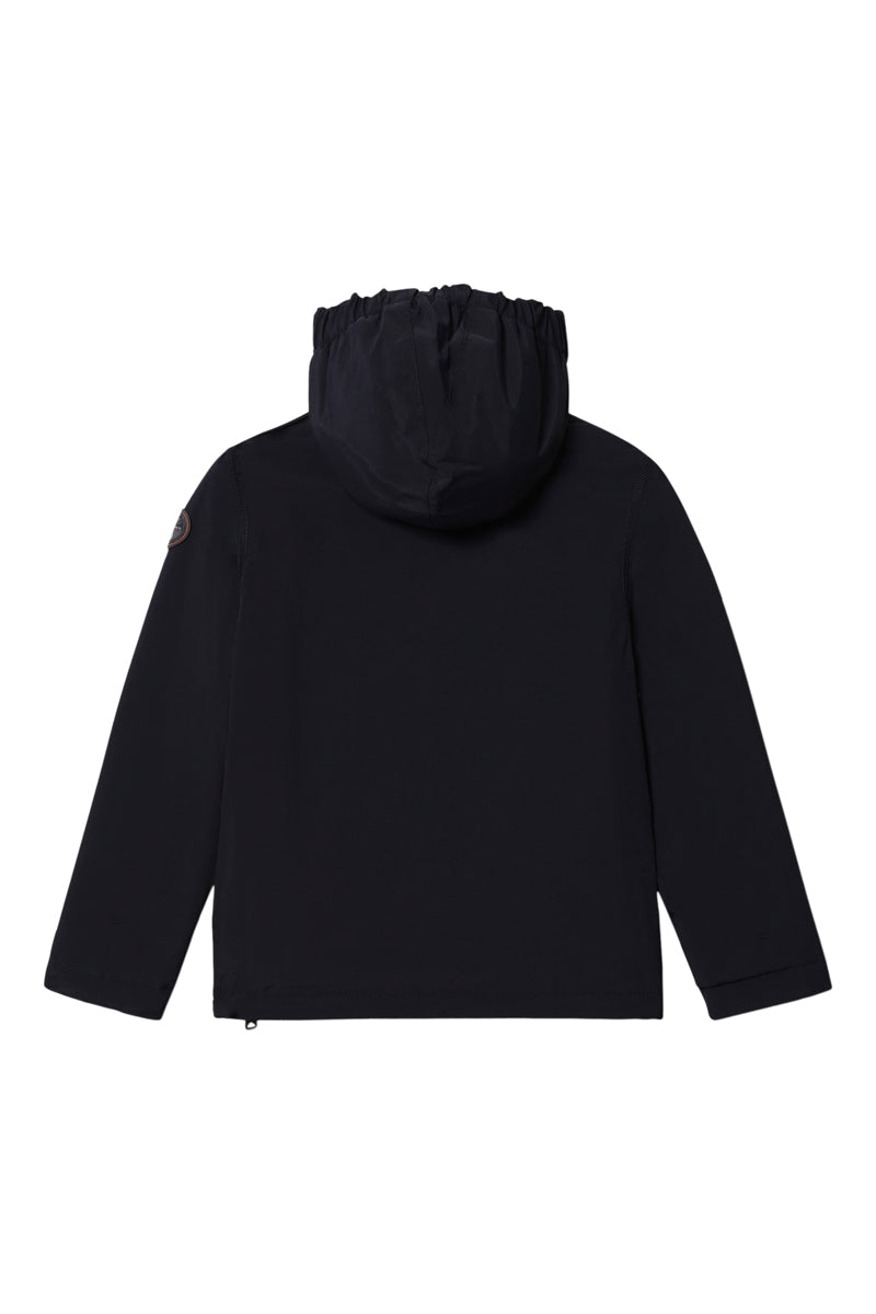 Rainforest Hooded Windbreaker Navy Blue - Children