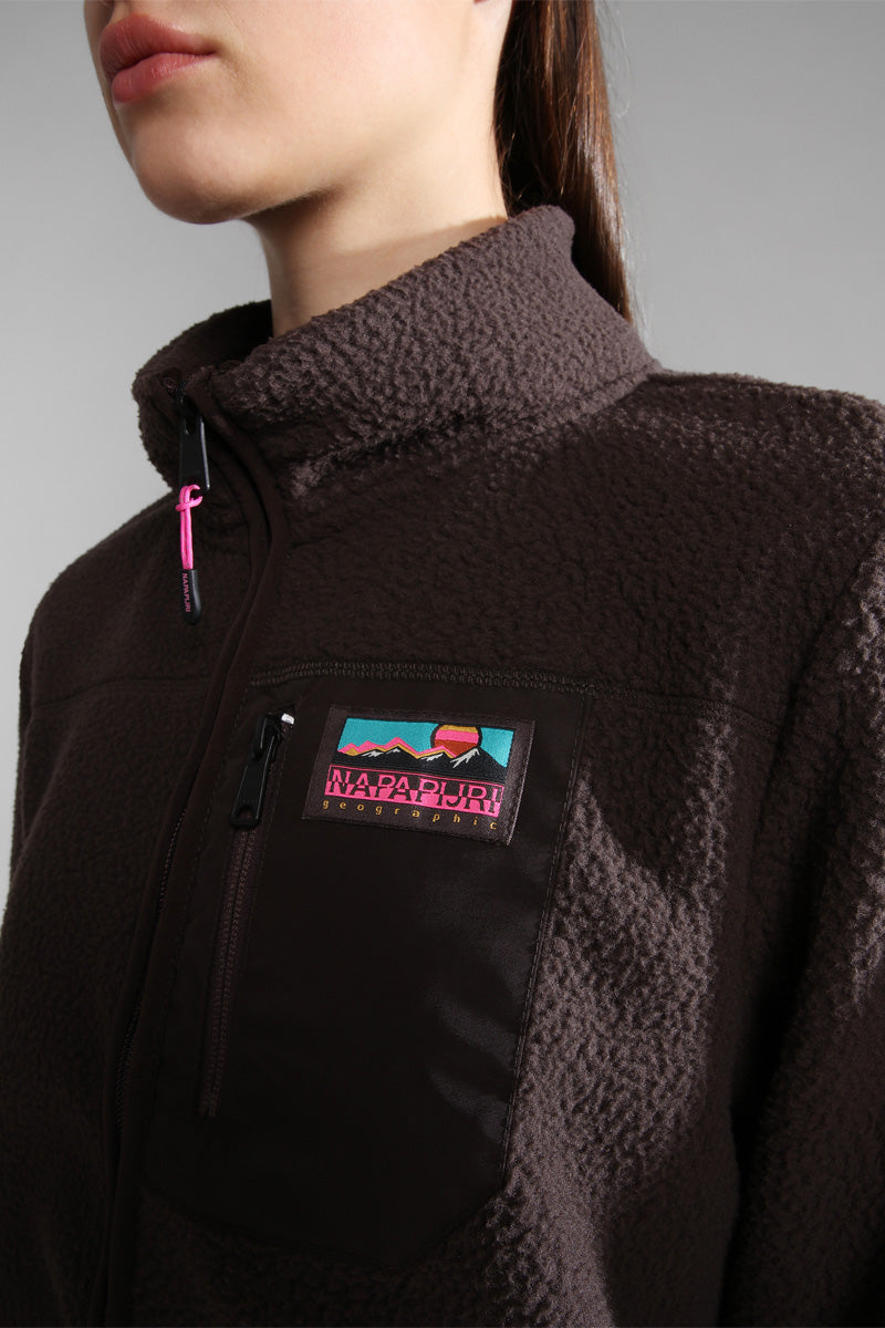 Sweat T-Rappel Marron Foncé - Femme