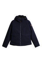Veste À Capuche En Laine A-Sami Bleu Marine - Femme
