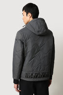 Chaqueta con capucha A-Circular Puffer 1 Gris oscuro - Hombre
