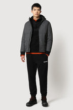 A-Circular Puffer 1 Hooded Jacket Dark Grey - Men
