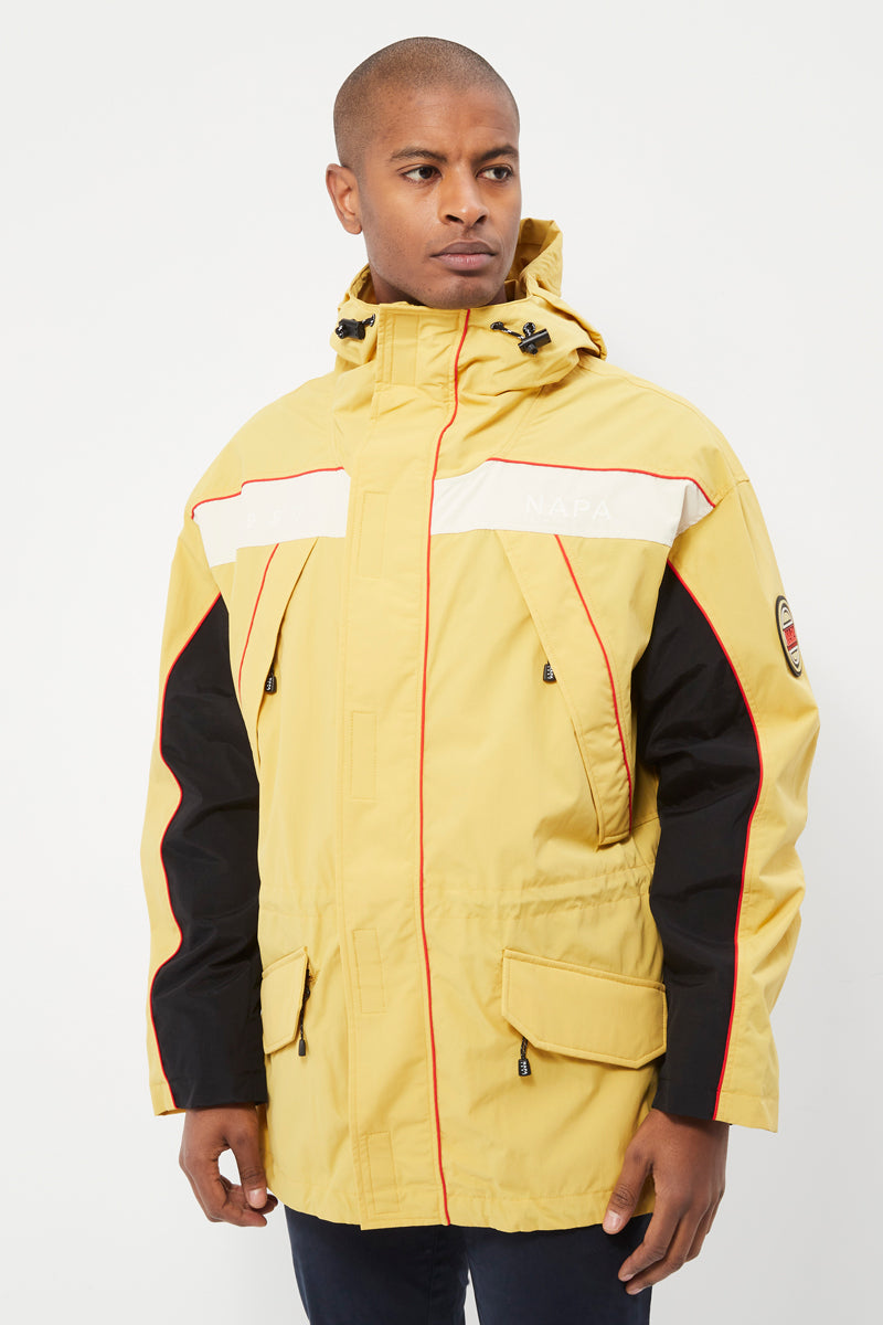 Parka À Capuche Epoch Sum 2 Jaune - Homme