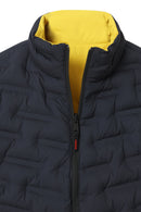 Chaqueta reversible A-Alvar azul marino y amarillo - Hombre