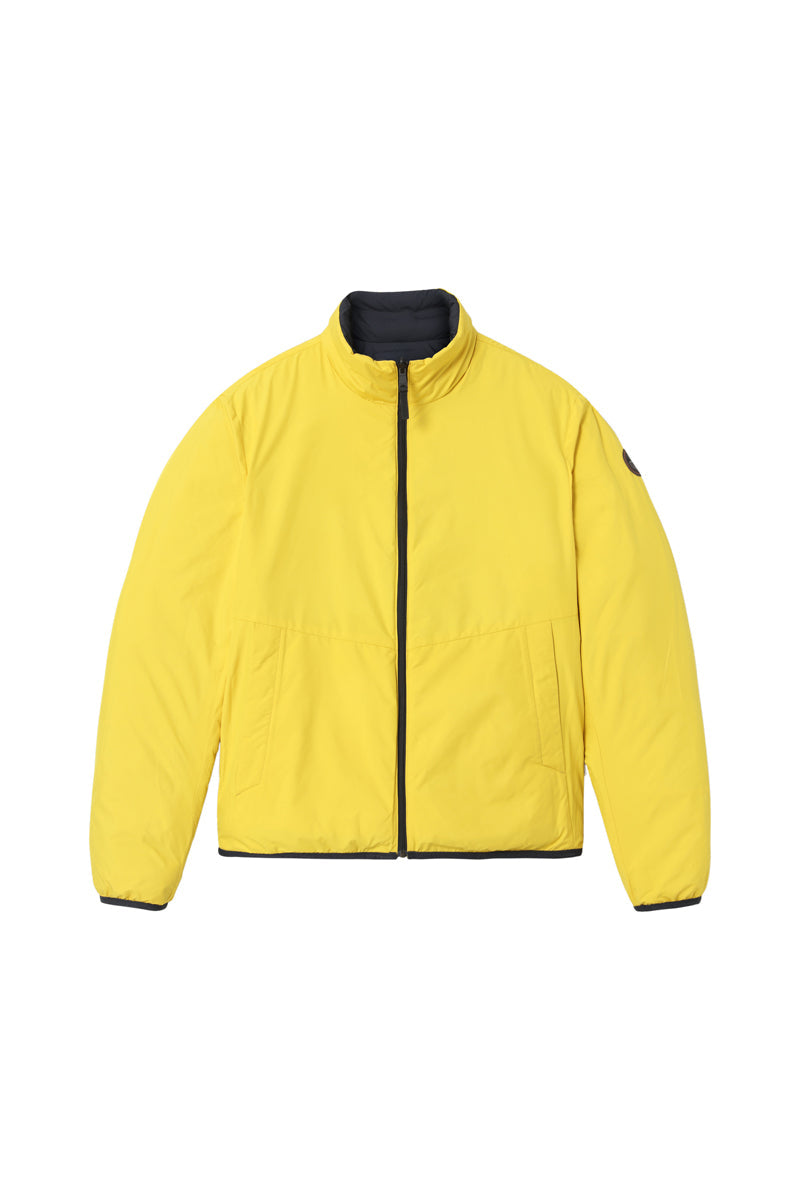 Chaqueta reversible A-Alvar azul marino y amarillo - Hombre