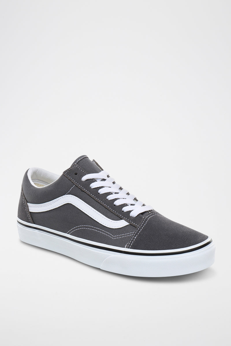 Vans - Old Skool Anthracite Leather Sneakers - Unisex