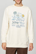 Resort Crew Ecru Sweatshirt - Men