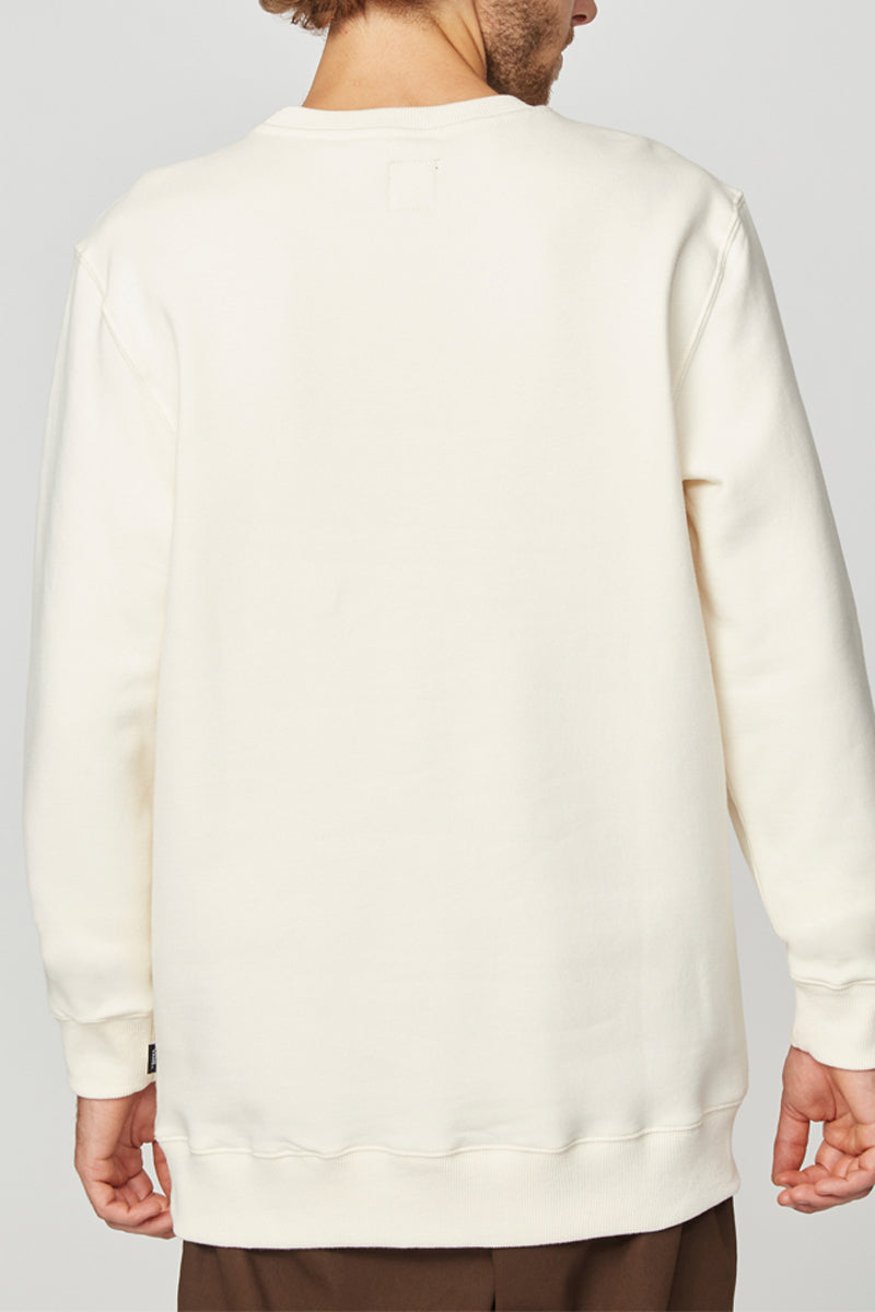 Resort Crew Ecru Sweatshirt - Men