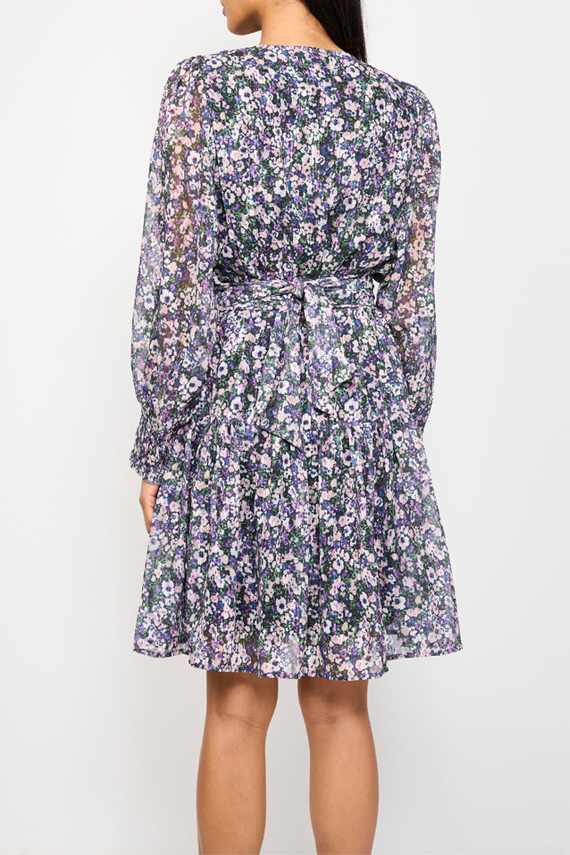 Vestido skater Camie - Malva