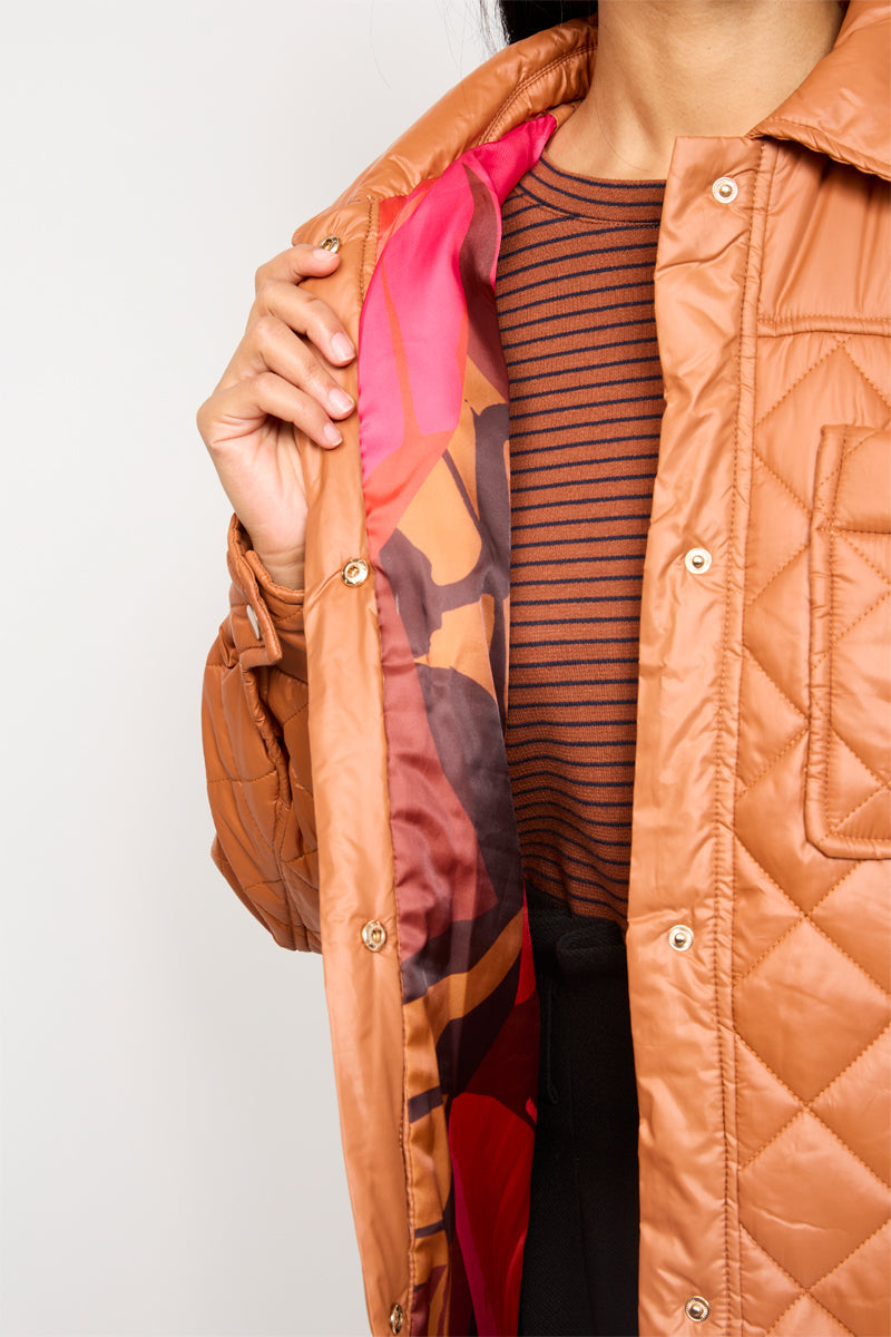 Chaqueta de plumas Echo - Camel