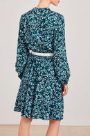 Vestido camisero Coline - Verde esmeralda