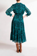 Robe Midi Craft - Vert