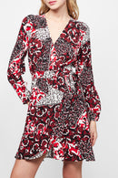 Robe Patineuse Chorus - Rouge Et Noir