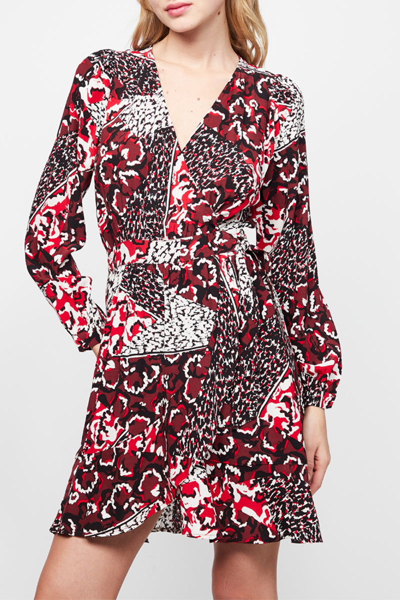 Robe Patineuse Chorus - Rouge Et Noir