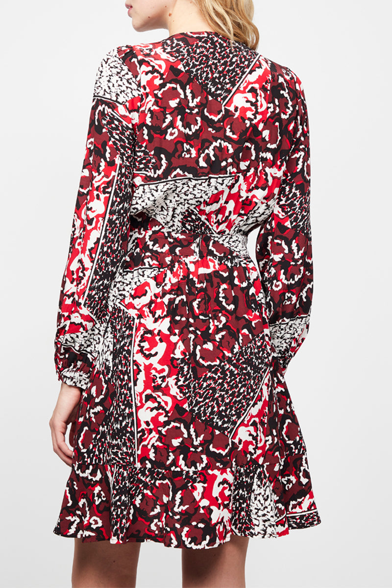 Robe Patineuse Chorus - Rouge Et Noir