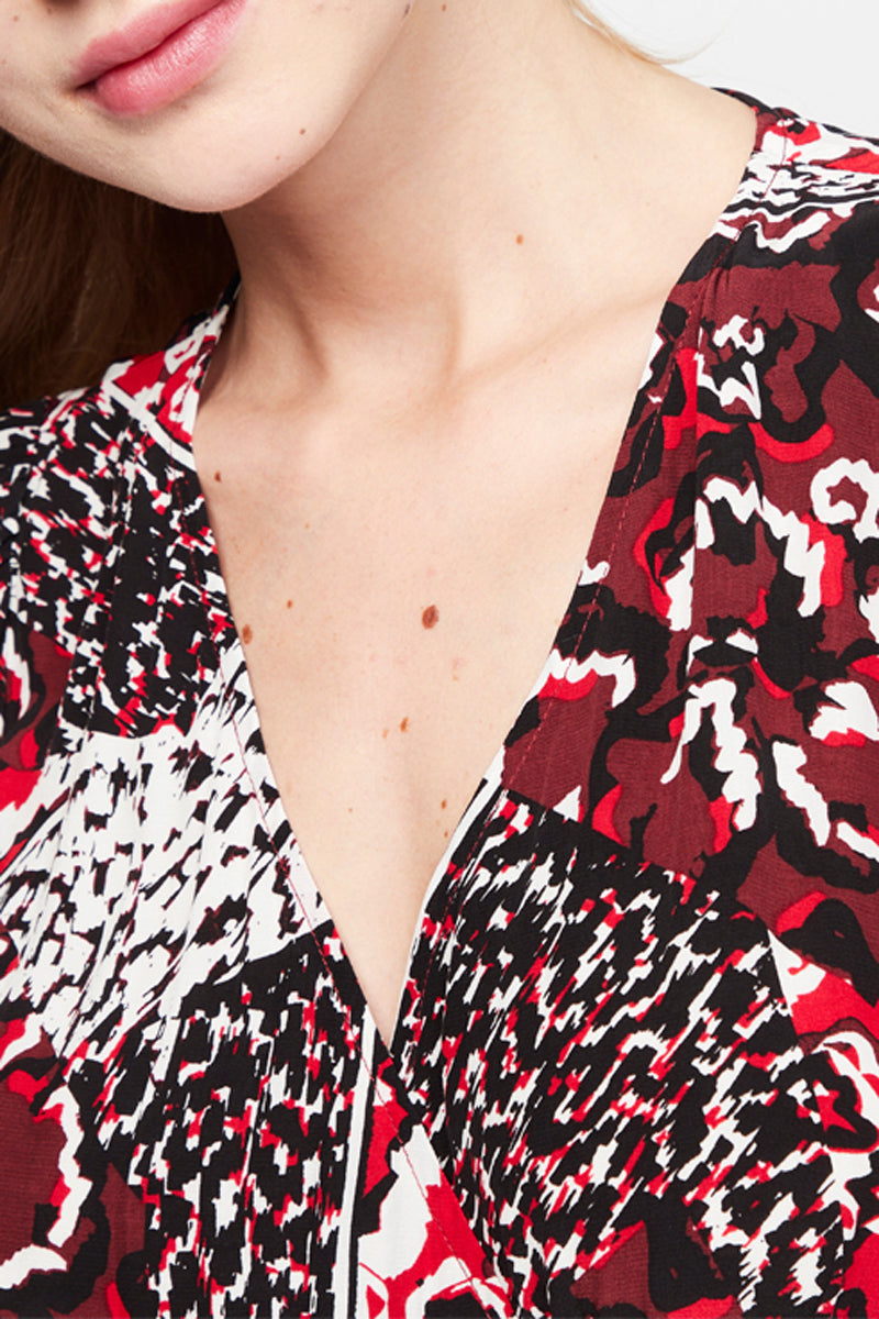 Robe Patineuse Chorus - Rouge Et Noir