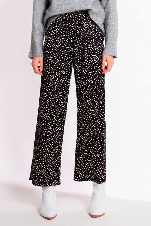 June High Waisted Palazzo Pants - Black